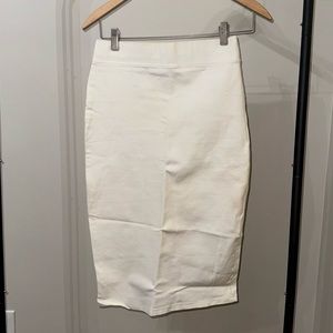 Small White Midi Skirt